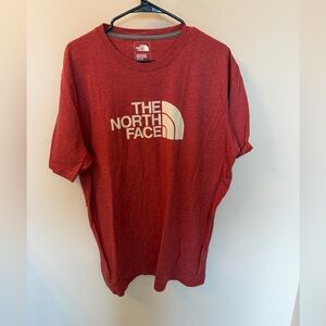 The North Face Heathered Maroon Logo Tee